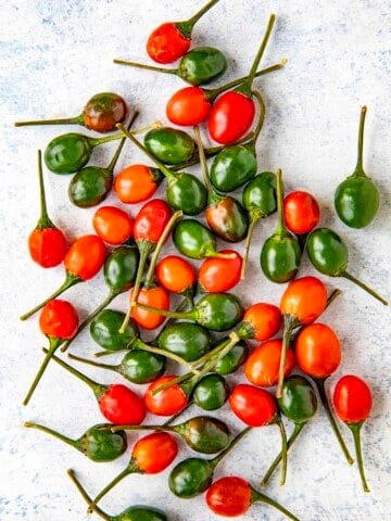 Bird's eye peppers