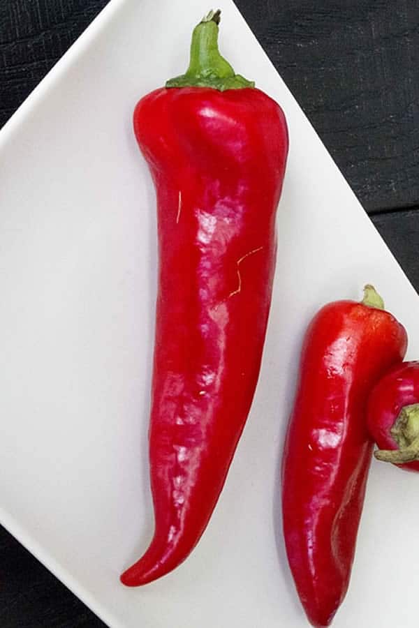 Red Chili Size Chart