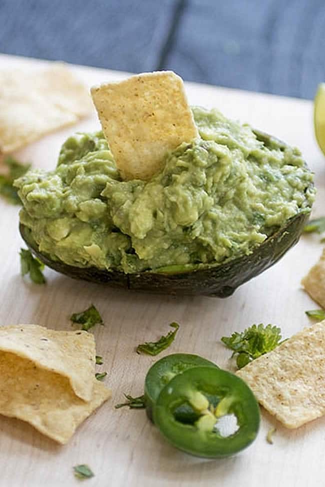 easy perfect homemade guacamole