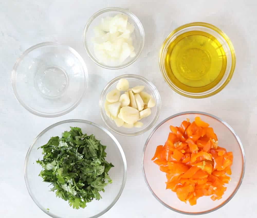 Chilean Pebre Ingredients