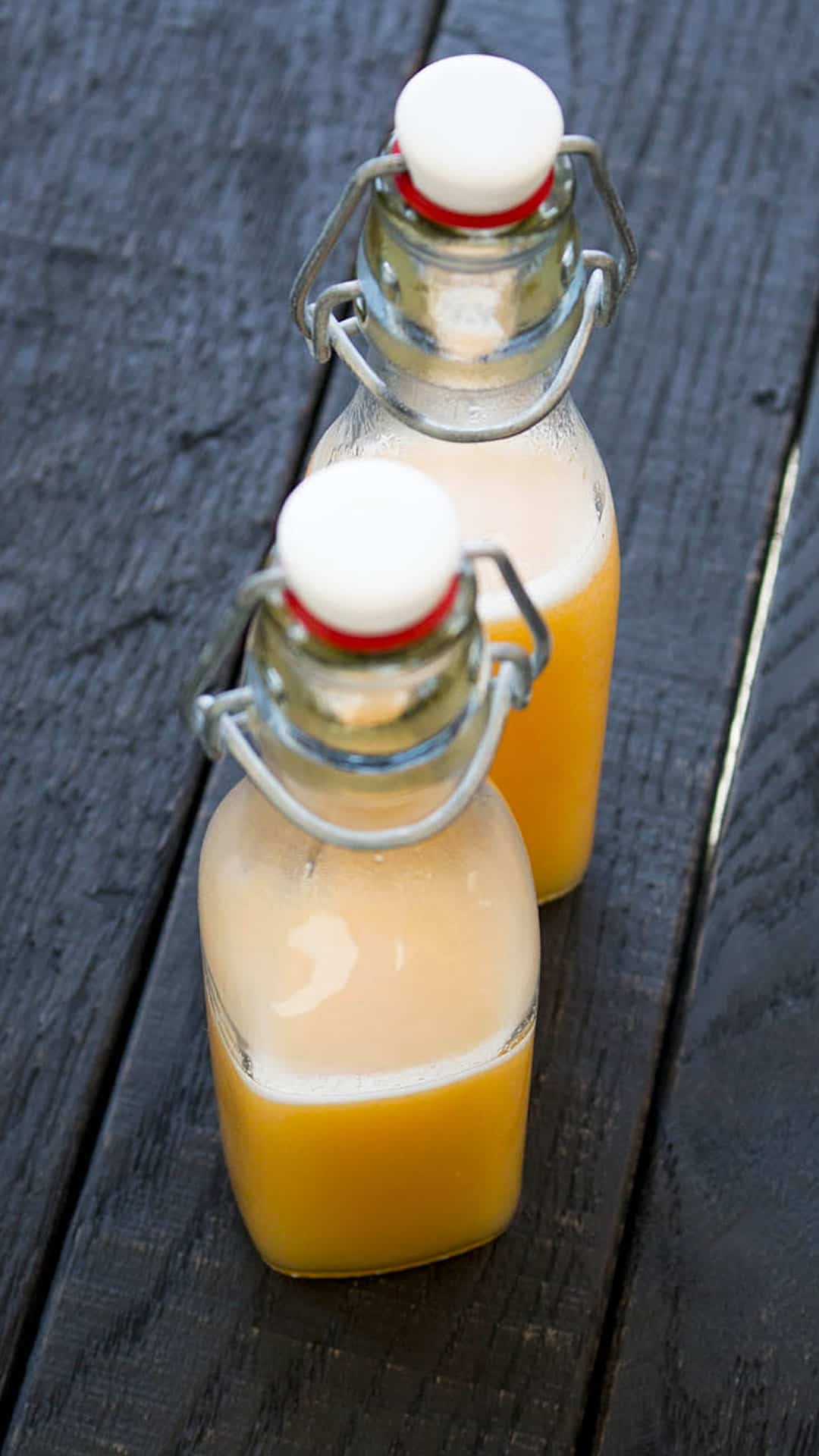 Peach Sugar Rush Hot Sauce in two jars