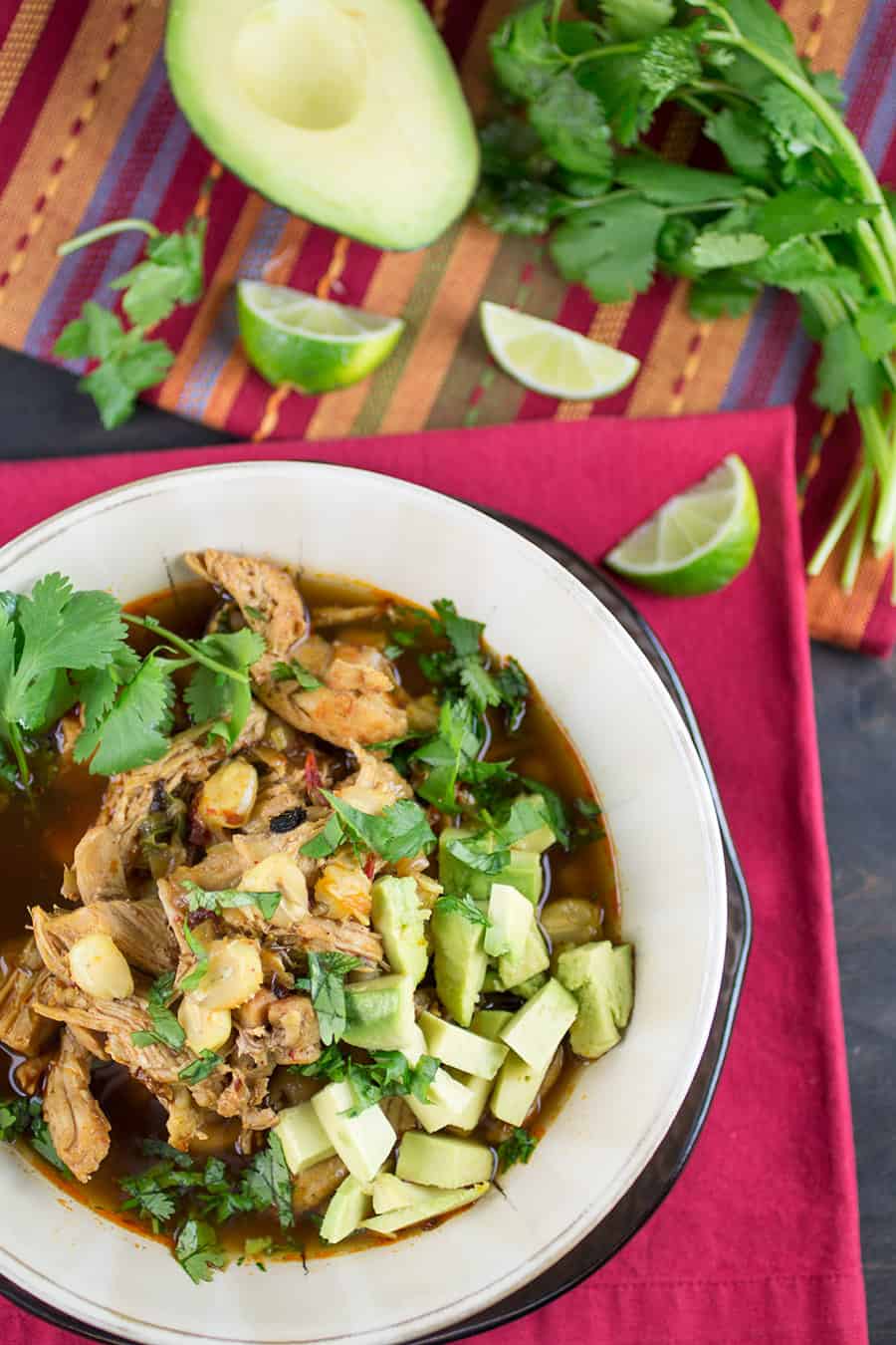 classic mexican chicken posole