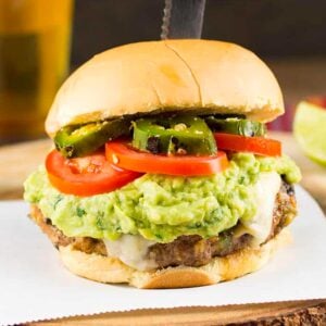 Homemade Mexican Burgers recipe