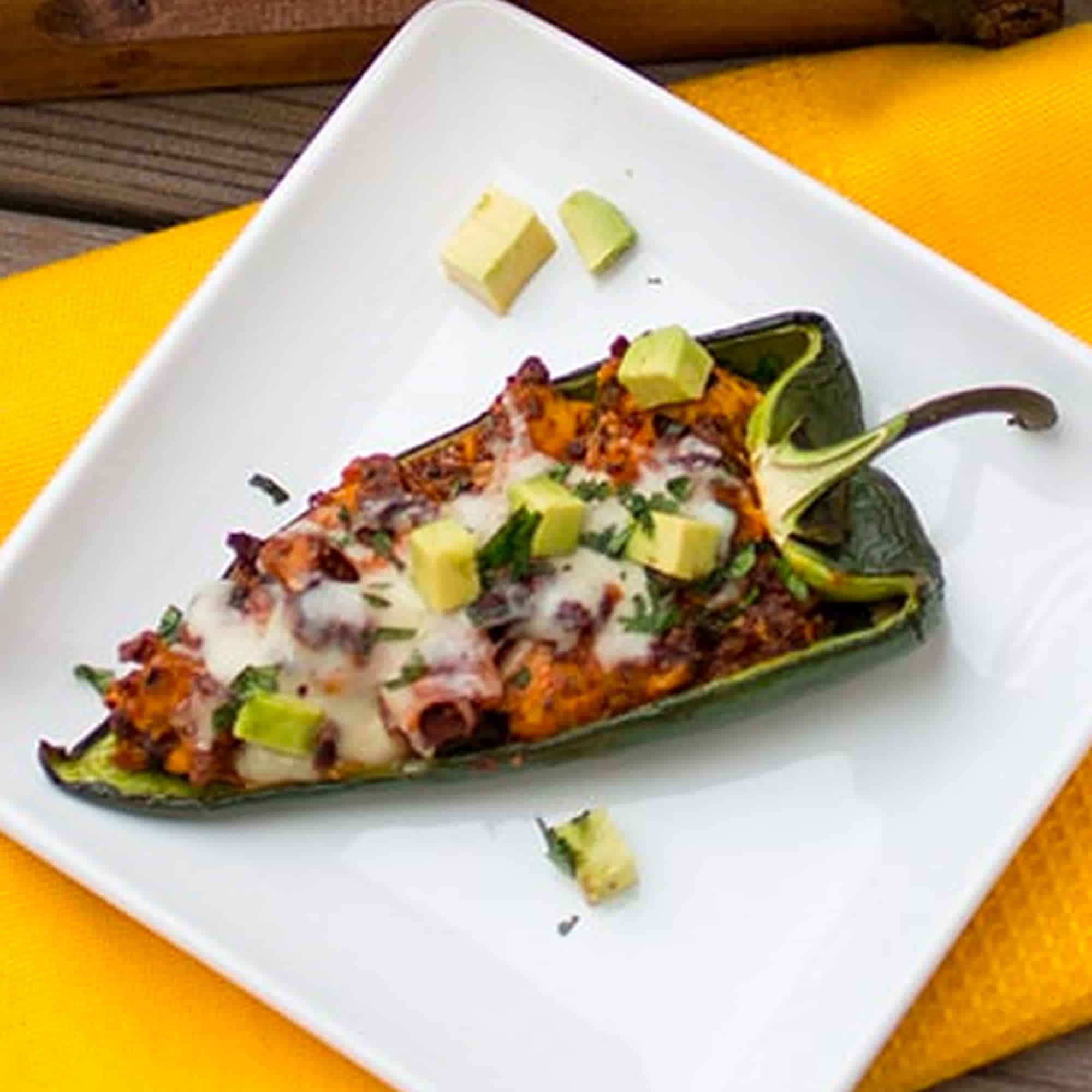 Breakfast Stuffed Peppers Recipe with Chorizo and Eggs