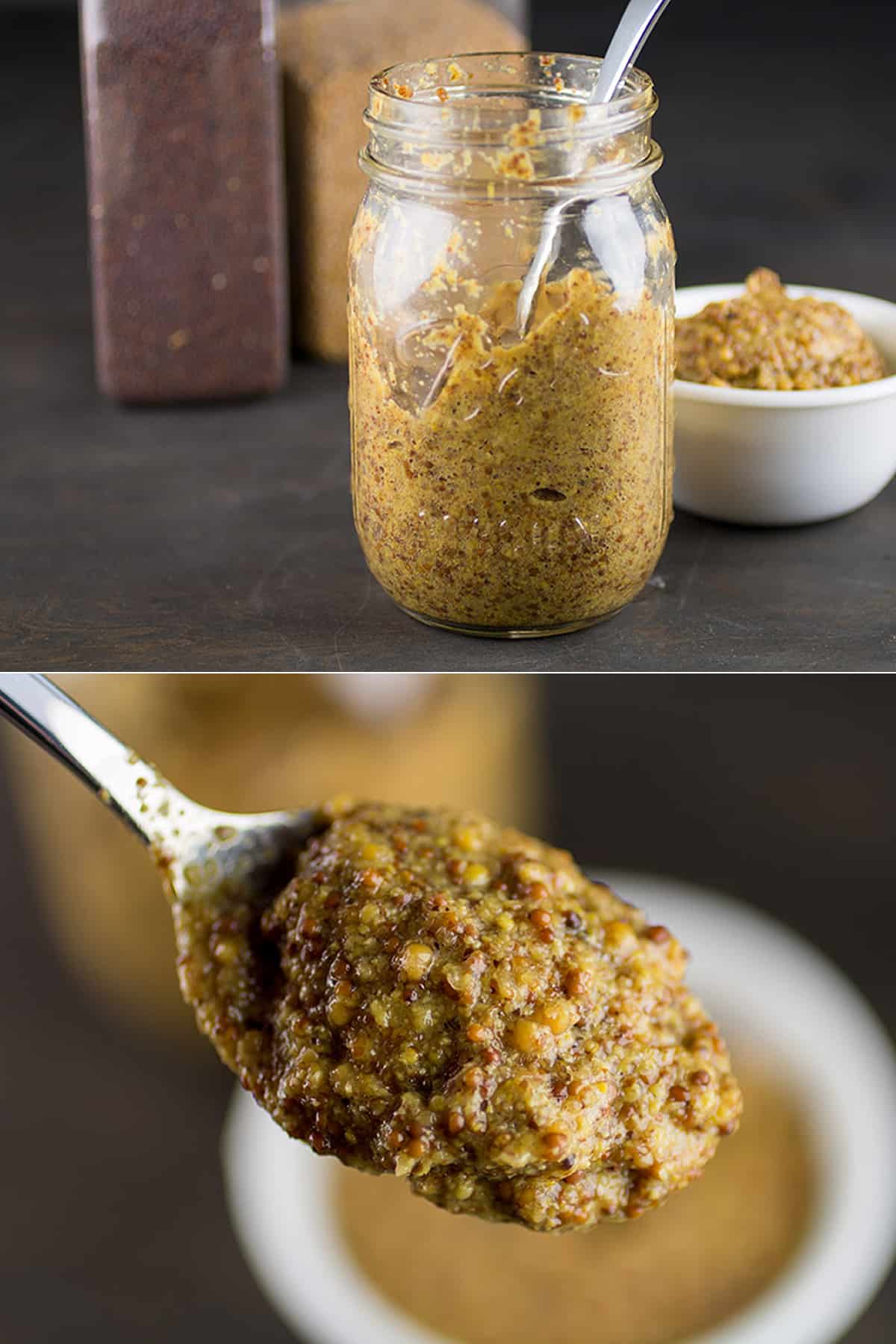 Beer-Honey Mustard made and served at home