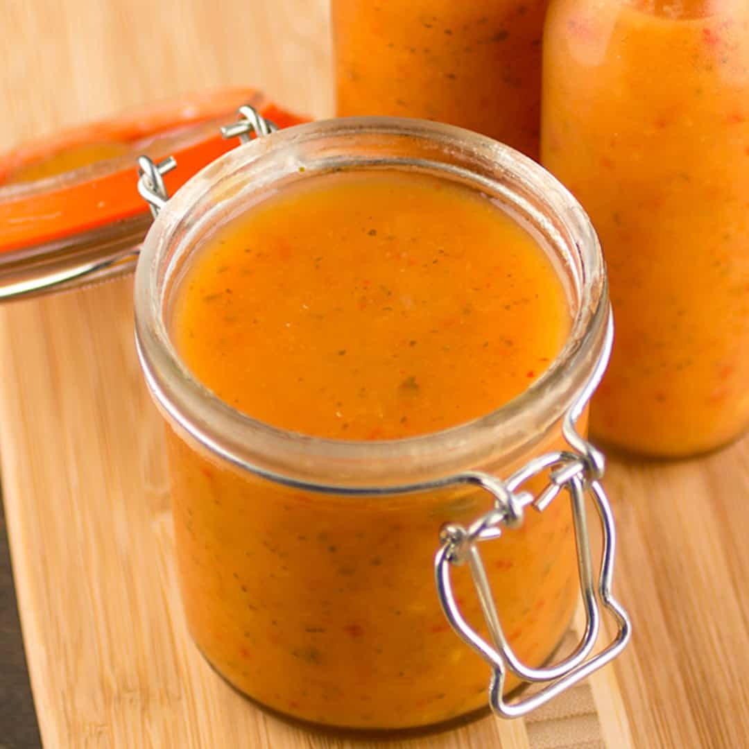 Pineapple-Mango Ghost Pepper Hot Sauce - Recipe-image