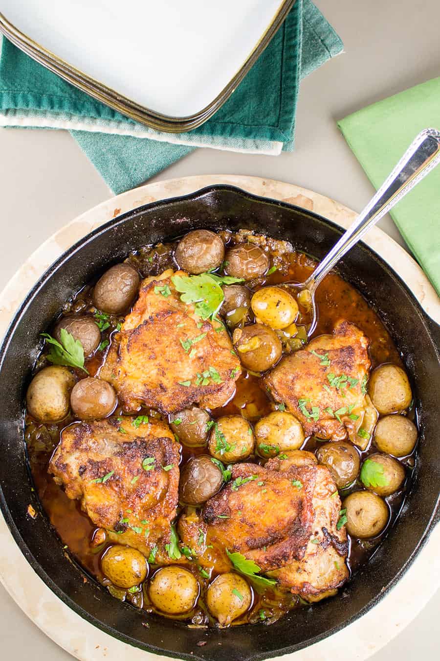 Cajun Baked Chicken Thighs - Recipe
