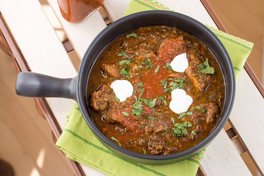 Homemade Roasted TomatilloPork Chili Recipe Chili Pepper Madness