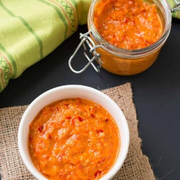 Fresh Chili Paste Recipe - How to Make Chili Paste from Fresh Peppers