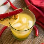 Quick Chili Infused Pineapple Vodka Cocktail