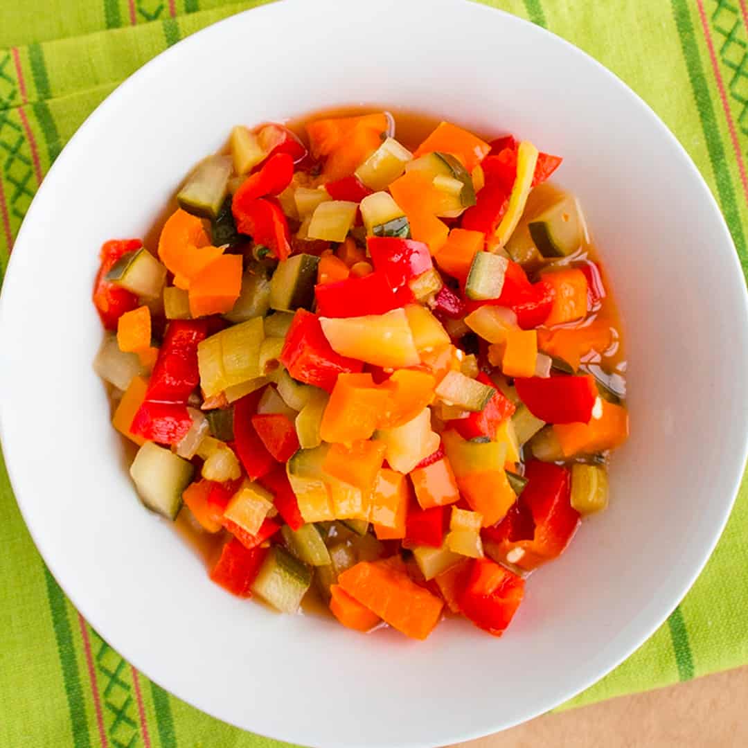 Chile-Cucumber Chow Chow - Recipe