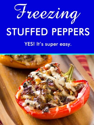 Freezing Stuffed Peppers