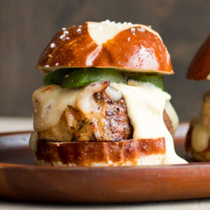 Homemade Pork Sliders with Creamy Honey-Mustard