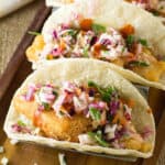 Beer Battered Fish Tacos Recipe with Spicy Habanero Slaw