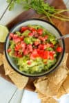 Guacamole with Roasted Jalapenos and Tomato β Recipe