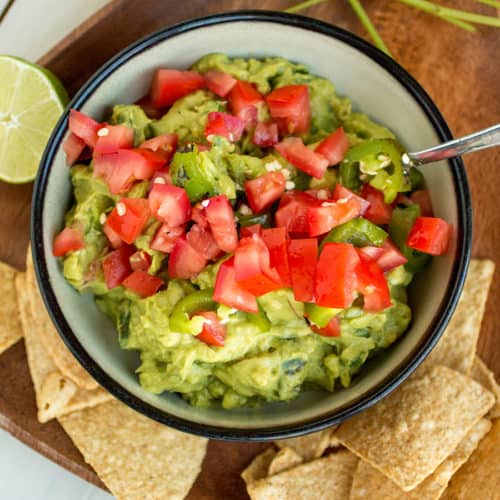 Guacamole with Roasted Jalapenos and Tomato &ndash; Recipe