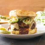 Juicy Grilled Burgers with BBQ Sauce Recipe