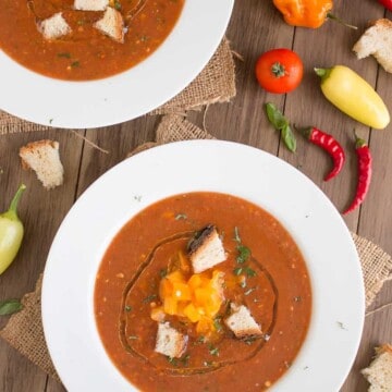 Fresh Tomato-Chili Gazpacho - Recipe