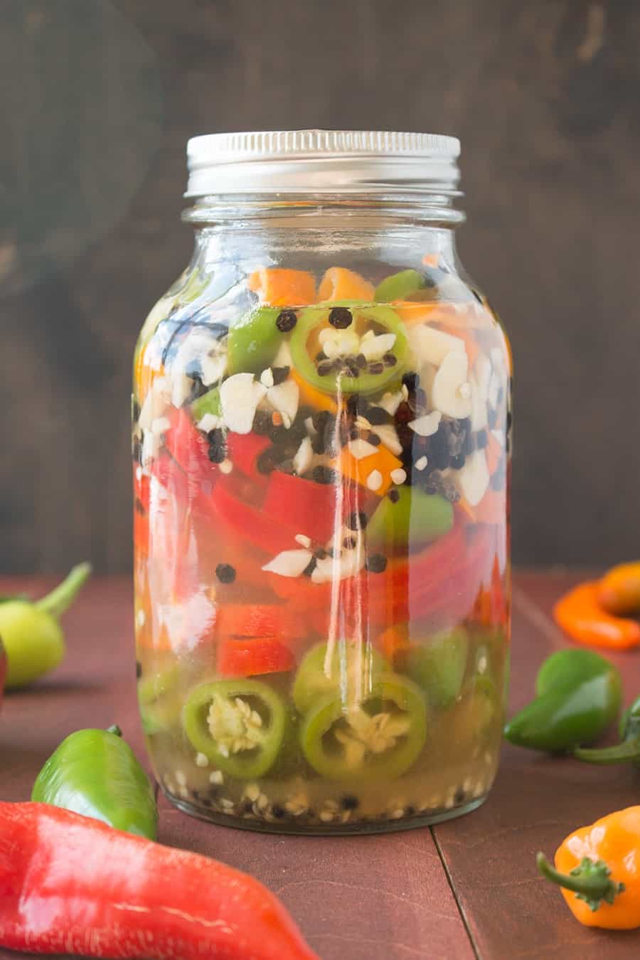 Refrigerator Pickled Peppers – Recipe