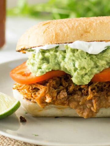 Pulled Pork Mexican Torta Sandwich Recipe