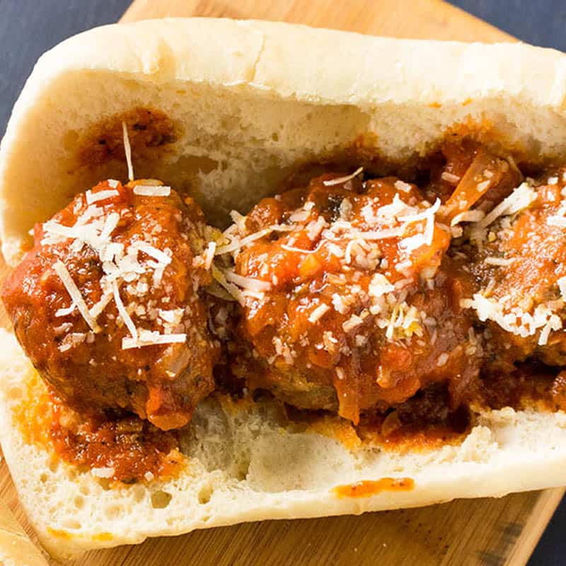 Spicy Meatballs Sub Sandwiches Chili Pepper Madness