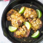 Pan Seared Caribbean Chicken Thighs Recipe