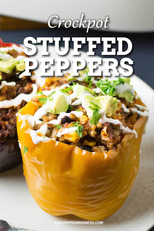 Crockpot Stuffed Peppers