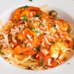 Pasta Puttanesca Recipe with Shrimp