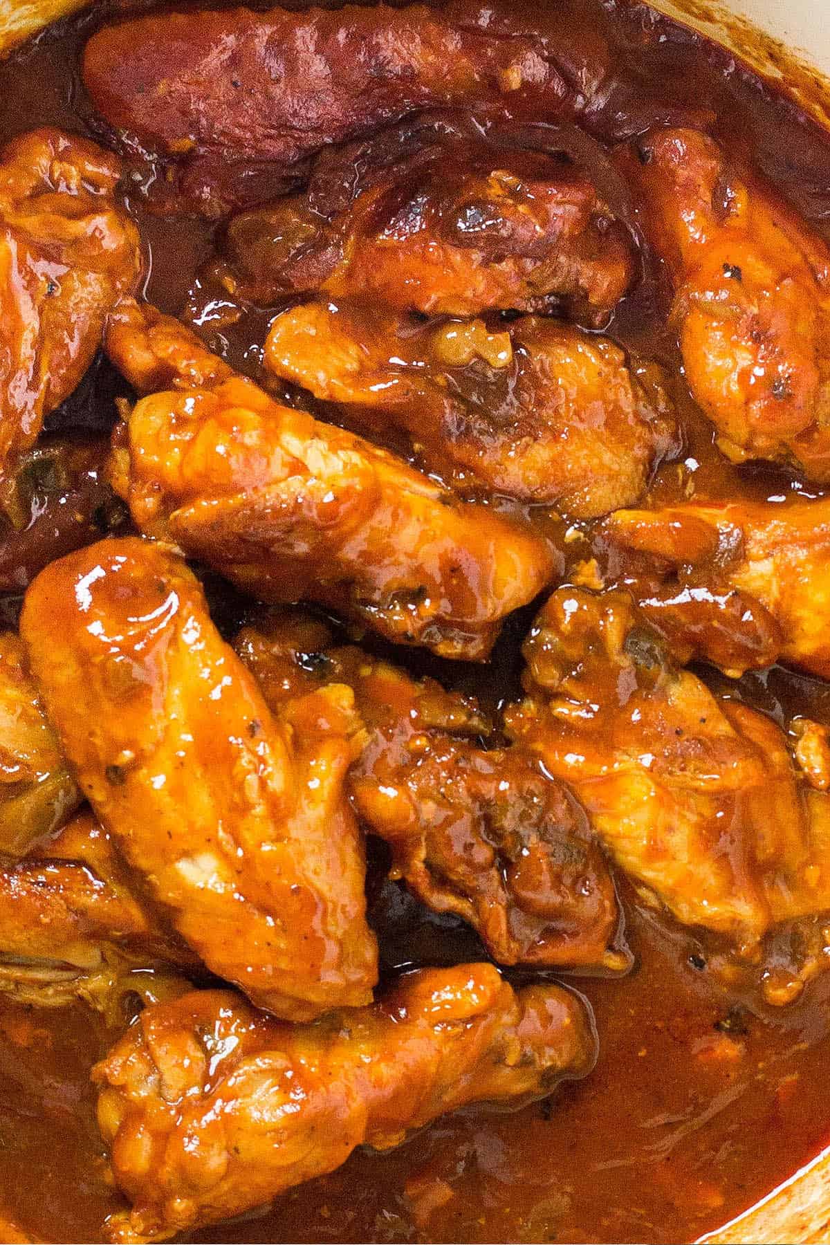 One-Pot Sweet and Spicy BBQ Chicken Wings Recipe