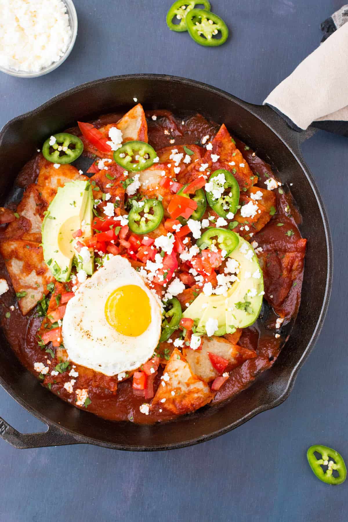 Chilaquiles Rojos with Ancho Chili Sauce – Recipe
