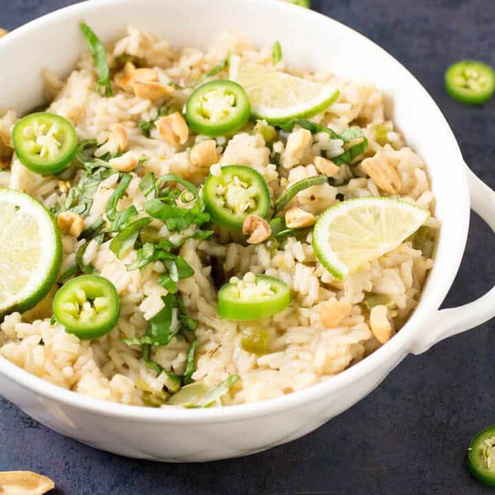 Homemade Chili-Basil Rice