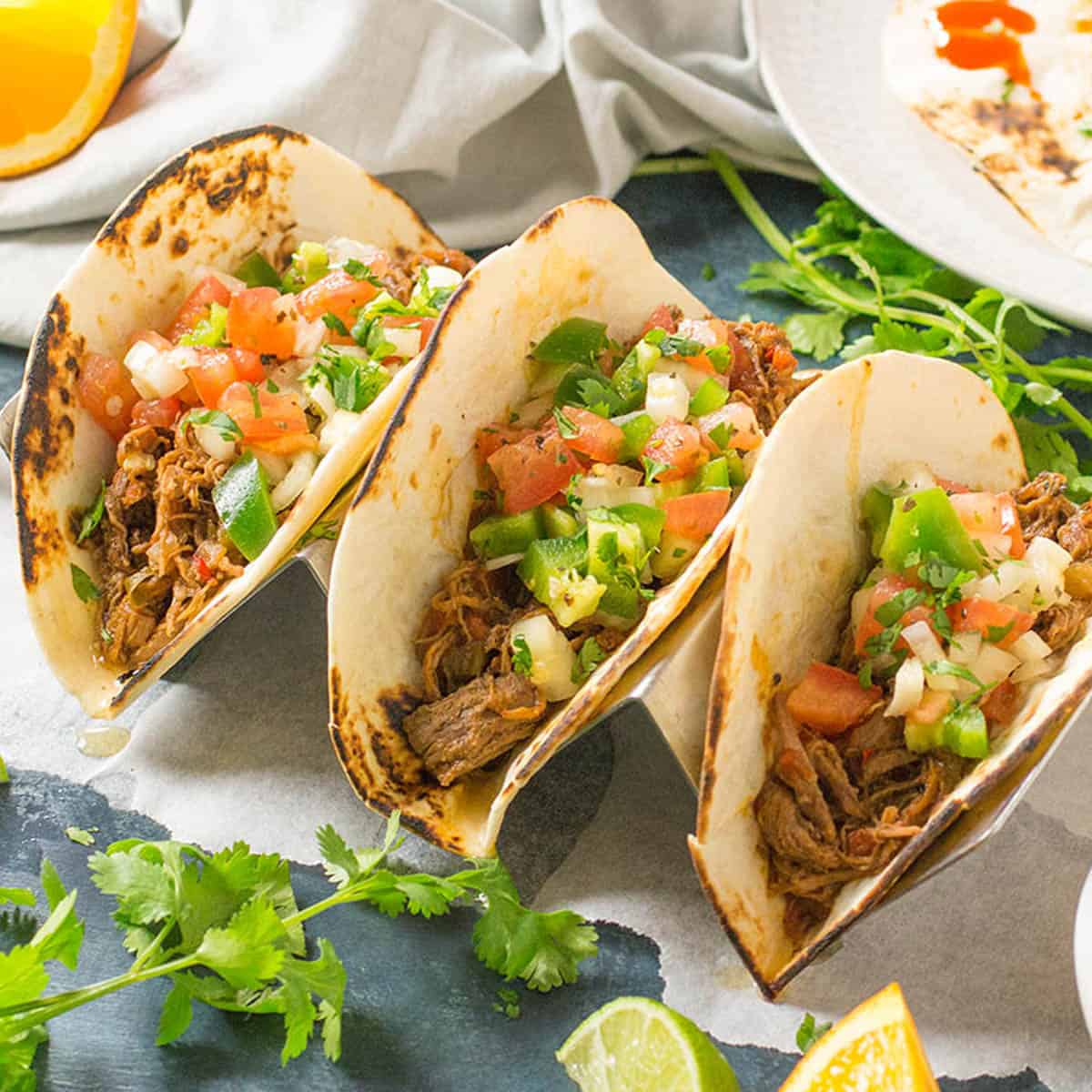 Ropa vieja online tacos