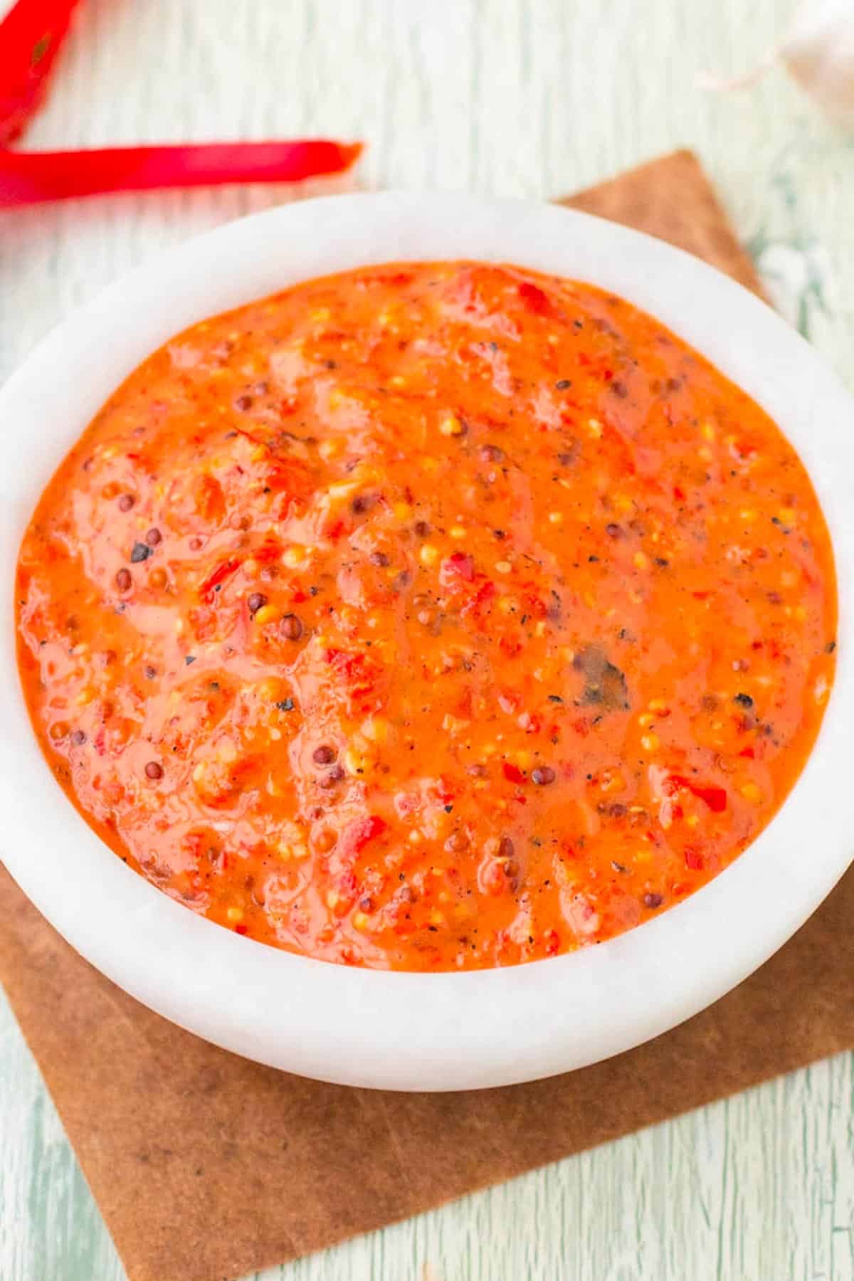 Fantastic homemade Roasted Red Pepper Remoulade