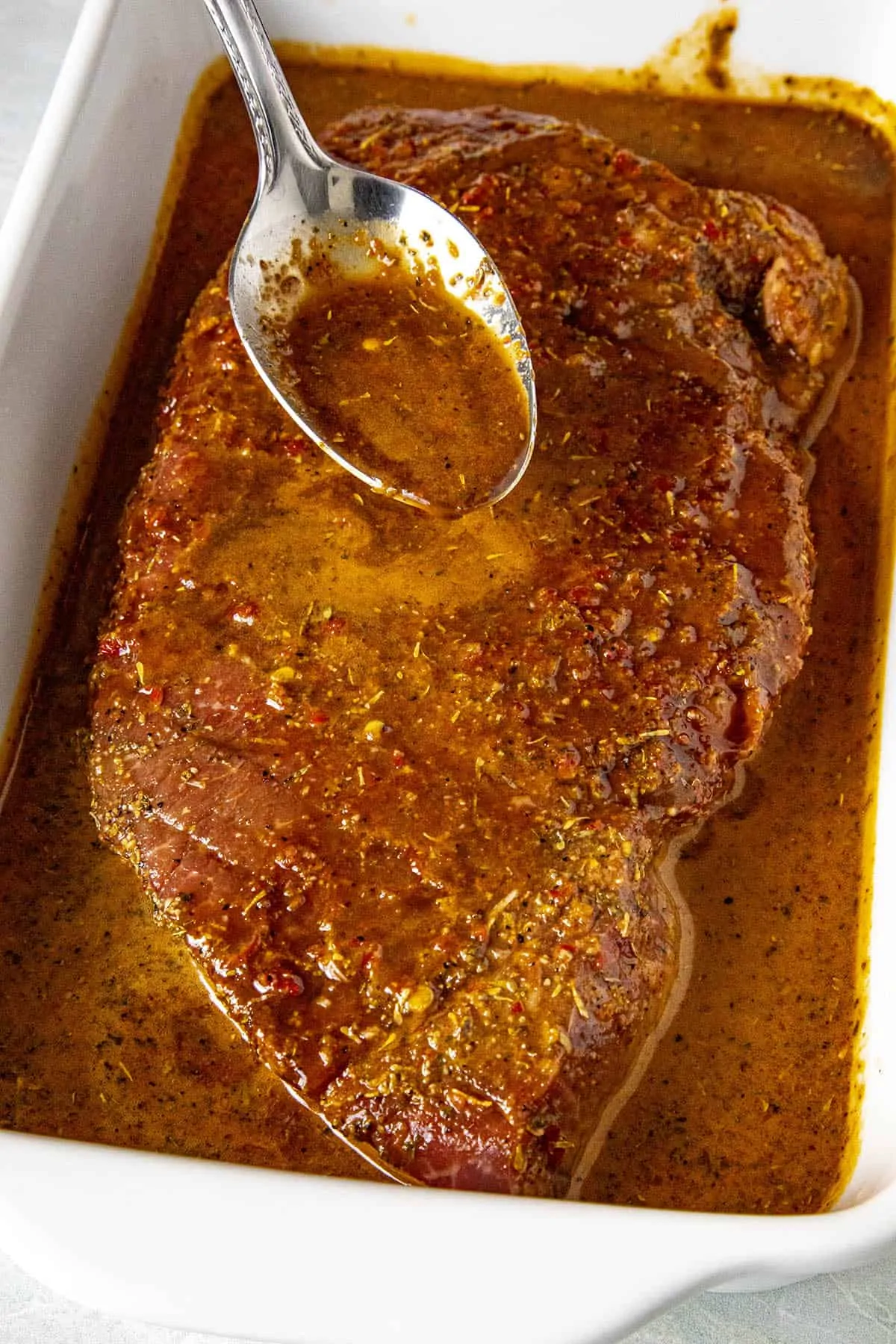 London Broil Marinating