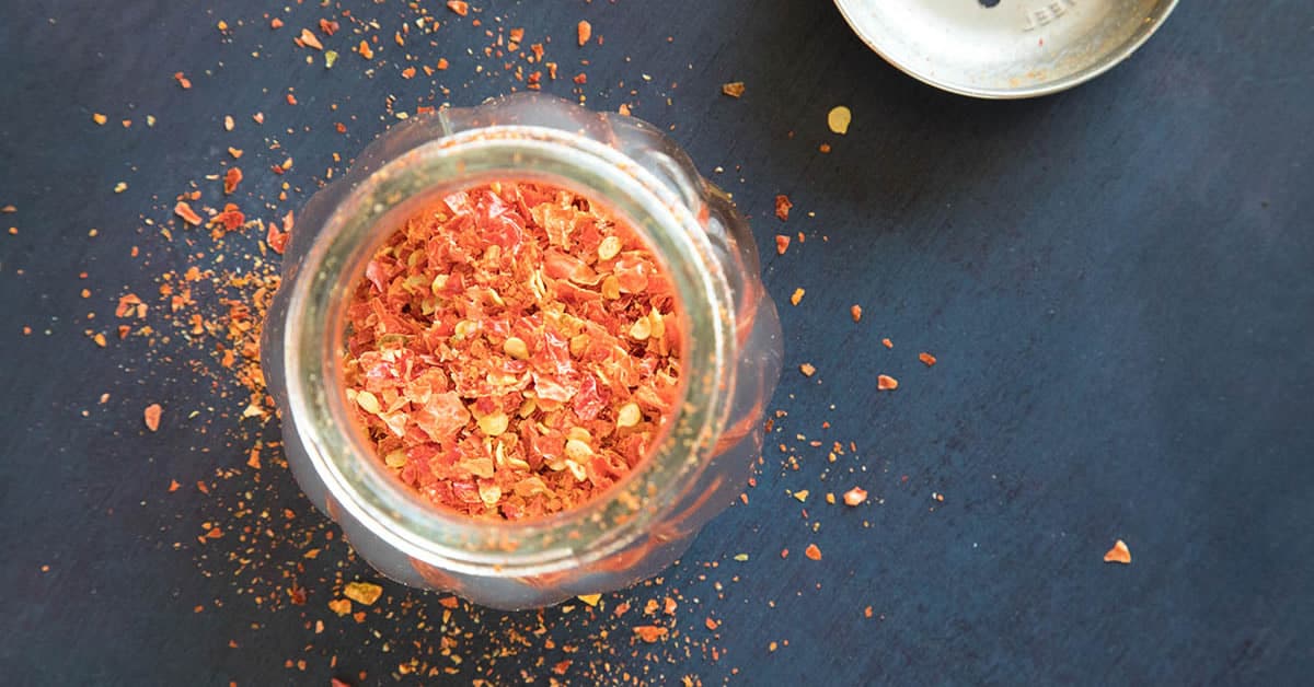 Dried chili flakes deals
