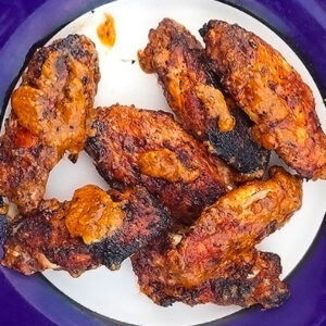 Spicy Grilled Chicken Wings looking extremely delicious