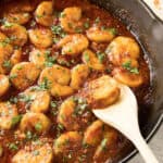 Shrimp with Chipotle-Bourbon Butter Sauce Recipe