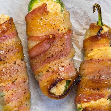 Candied Bacon Wrapped Jalapeno Poppers - Recipe