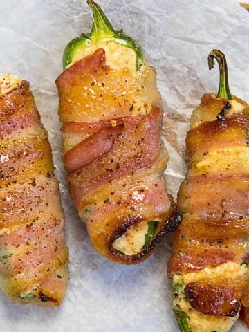 Candied Bacon Wrapped Jalapeno Poppers - Recipe