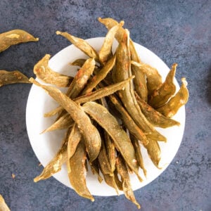 Spicy Homemade Snap Pea Crisps Recipe