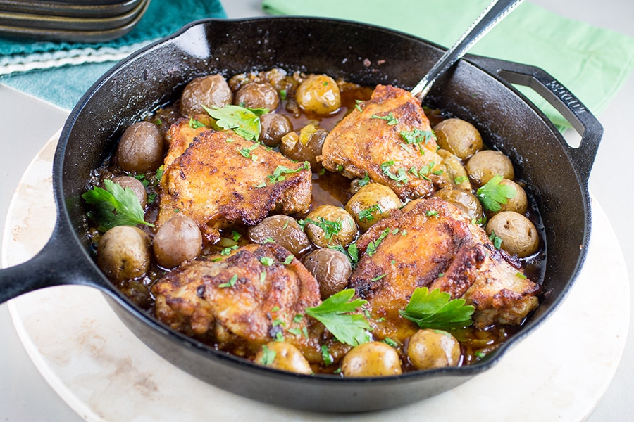 Cajun Baked Chicken Thighs Chili Pepper Madness