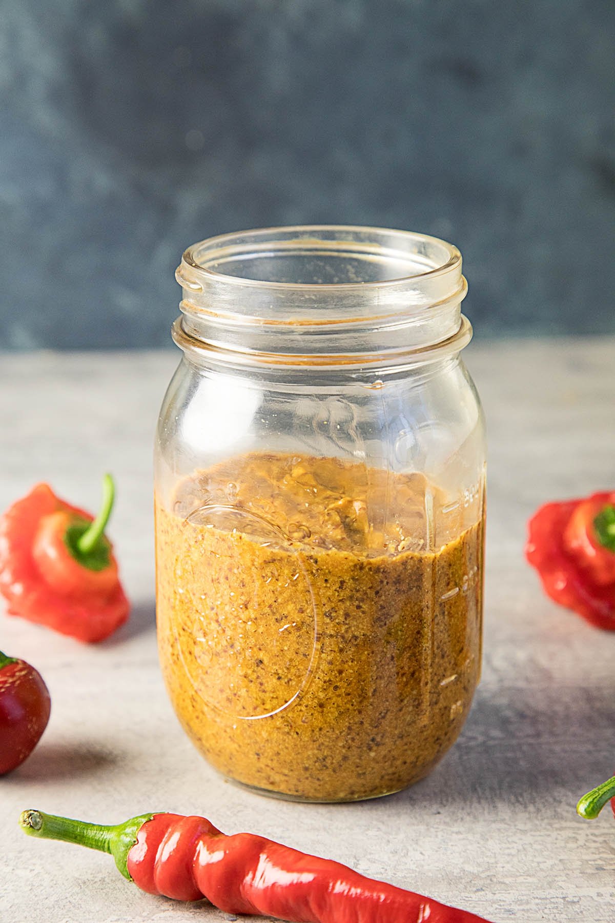 Homemade Chipotle Honey Mustard served in a jar