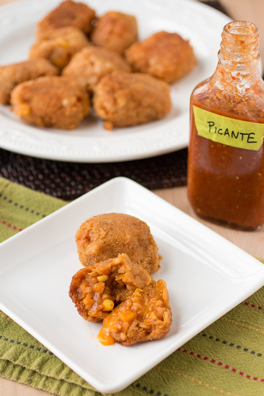 mexican-style arancini (mexican rice balls)