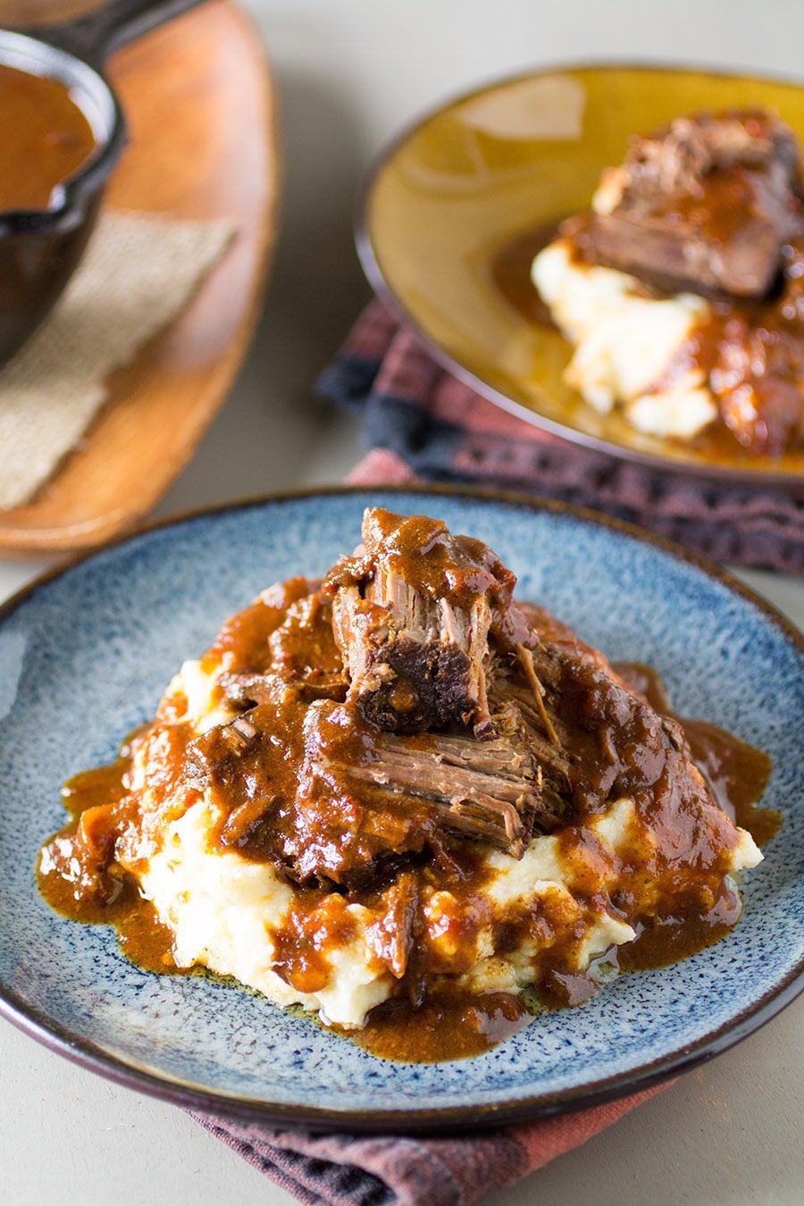 Chili Rubbed Rump Roast with Chipotle Gravy