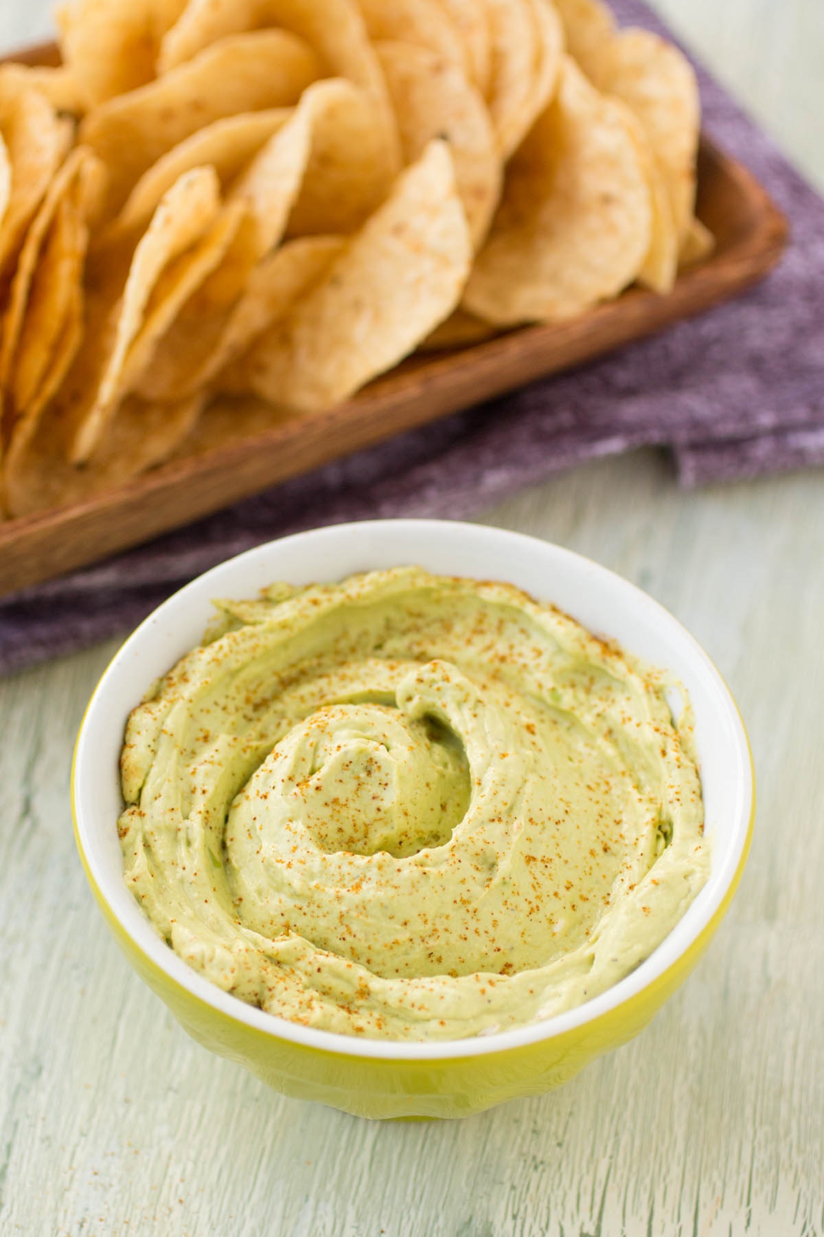 3-ingredient cajun avocado dip