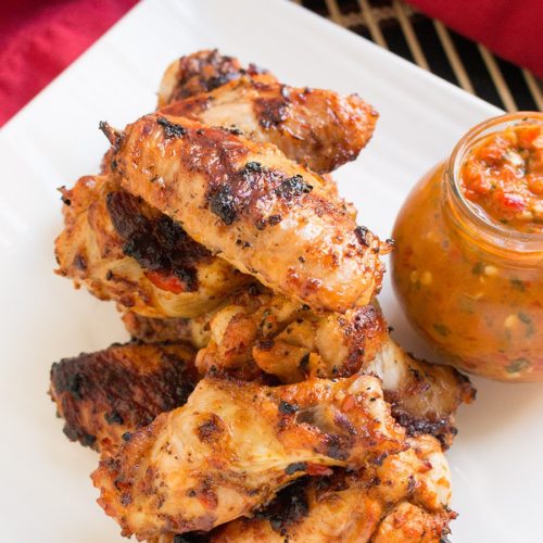 Grilled Peri Peri Chicken Wings Chili Pepper Madness