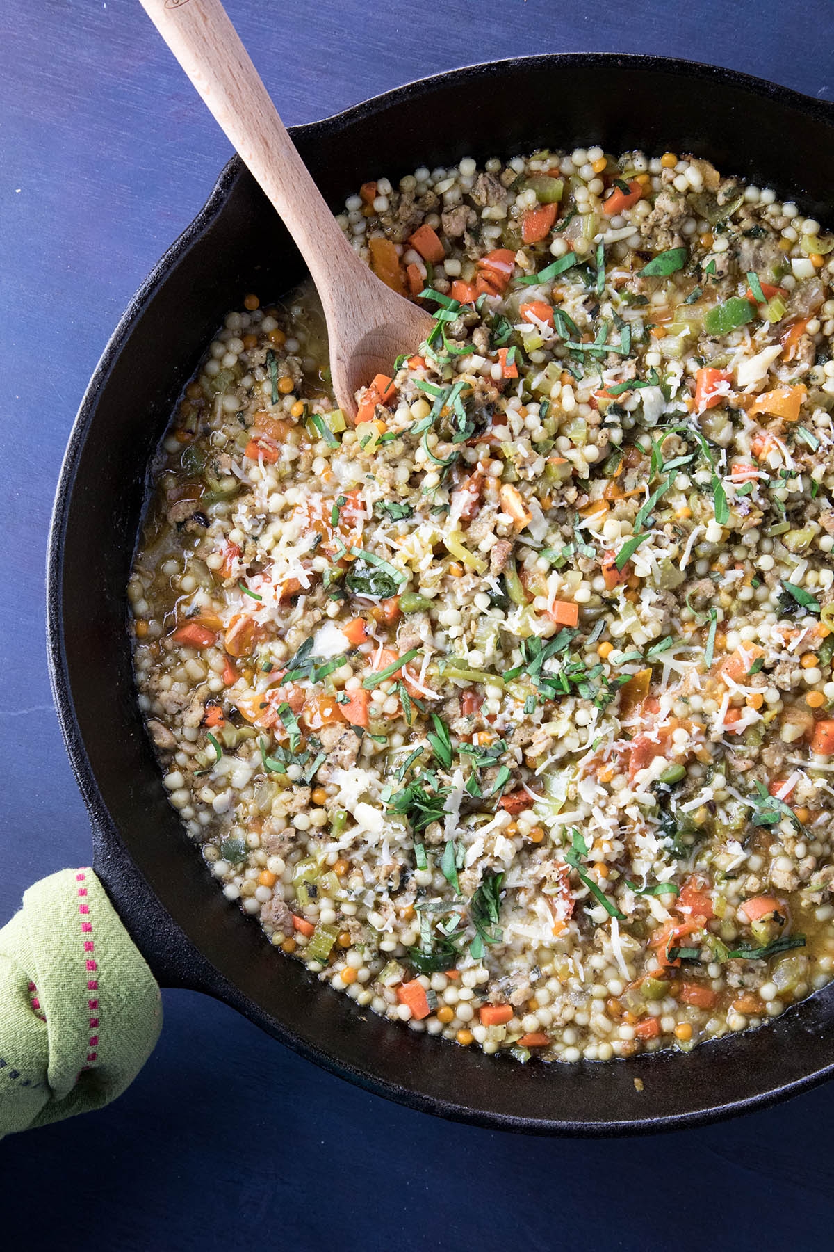 spicy one-pan chicken and couscous