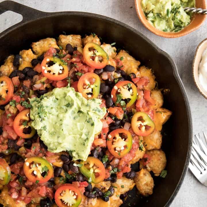 Totchos served and ready.