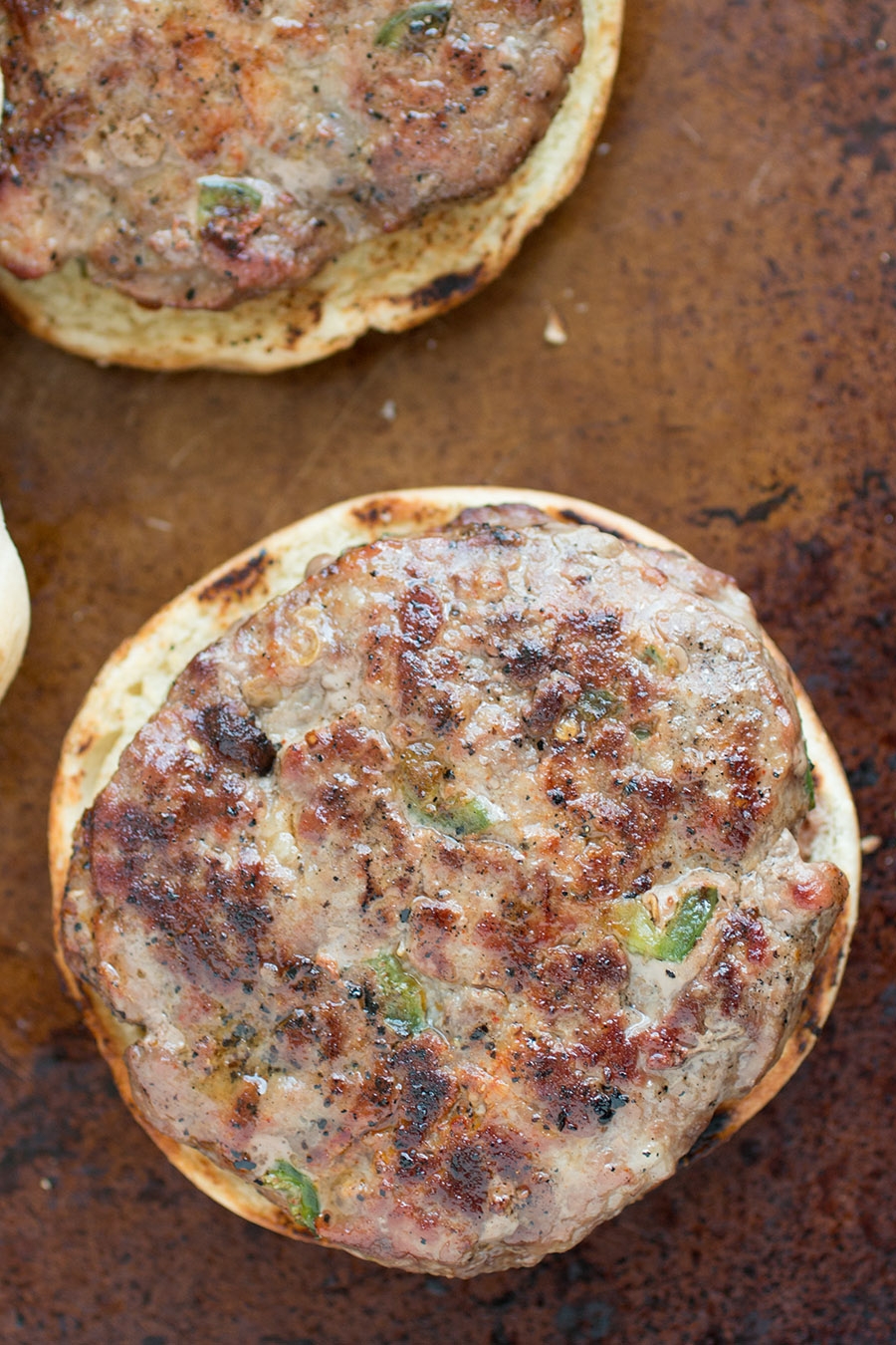 handmade mexican-style burgers