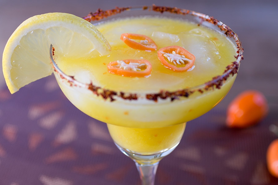 mango habanero margaritas